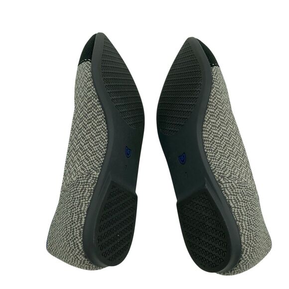 Rothy's The Point Grey Mist Captoe US Size 7 Womens Ballet Flat Slip On Shoes - Picture 5 of 11